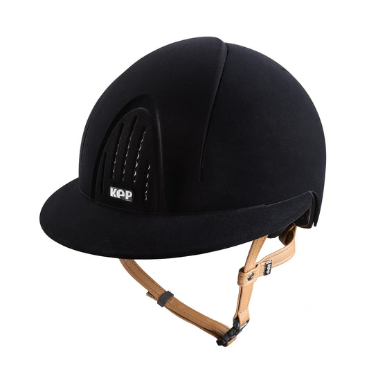 KEP SMART NOVA Velvet Schwarz - Beige Beriemung - Polo Visier