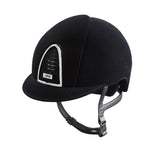 KEP Cromo 2.0 Velvet Schwarz - CHROME Rahmen mit weiß Glitzersteinen