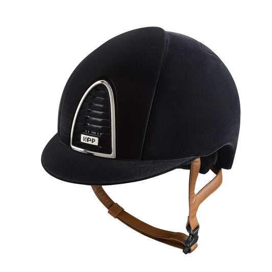 KEP Cromo 2.0 Velvet Schwarz - CHROME Schwarz Rahmen - Beige Beriemung