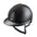 KEP Cromo 2.0 Textile Metal Schwarz - Textile Schwarz mit JET Glitzersteinen Rahmen - Textile Schwarz Gitter und KEP Logo - CHROME Untergitter - Vorderteil Einsatz "Vanity" Schwarz - Polo Visier