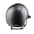 KEP Cromo 2.0 Textile Metal Schwarz - Textile Schwarz mit JET Glitzersteinen Rahmen - Textile Schwarz Gitter und KEP Logo - CHROME Untergitter - Vorderteil Einsatz "Vanity" Schwarz - Polo Visier