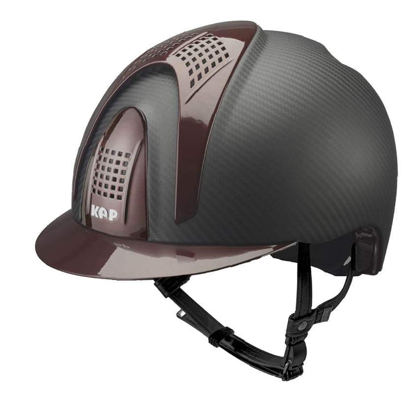 Schale Schwarz Crown Carbon mit Metal Bordeaux Visier,Oberteil, Vorderteil & Hinterteil Einsatz - (3 COP.)