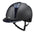 Schale Schwarz Crown IN Carbon mit Metal Blau Visier,Oberteil & Hinterteil Einsatz - (2 COP)