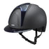 Schale Schwarz Crown IN Carbon mit Metal Blau Visier,Oberteil & Hinterteil Einsatz - (2 COP)