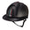 Schale Schwarz Crown IN Carbon mit Leder Schwarz Polo Visier, Vorderteil und Oberteil Leder Schwarz mit Glitzersteinen italienische Flagge, Hinterteil Einsatz Matt Schwarz - (3 COP)