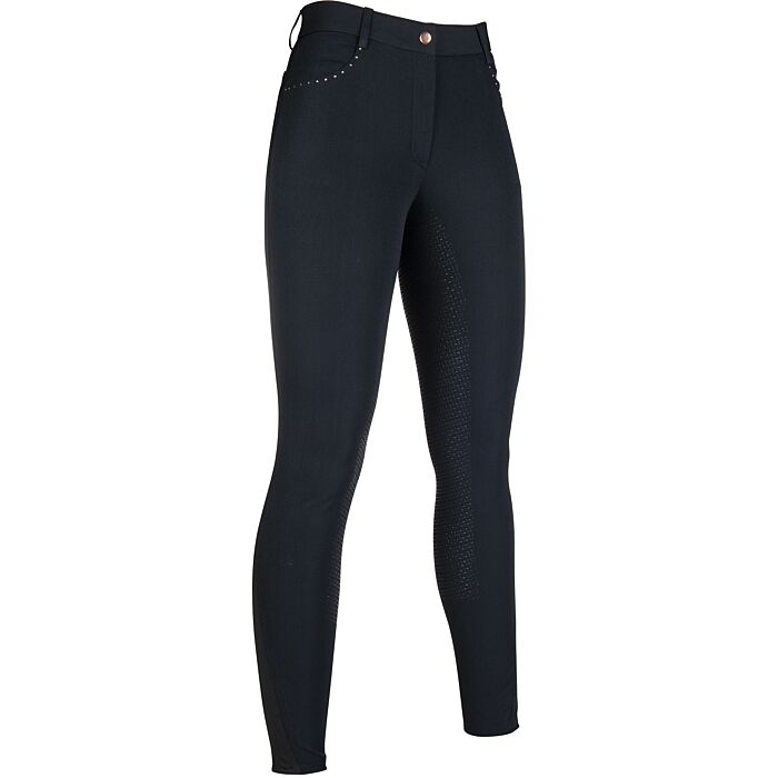 Reithose - Rosegold Glamour - Grip Vollbesatz