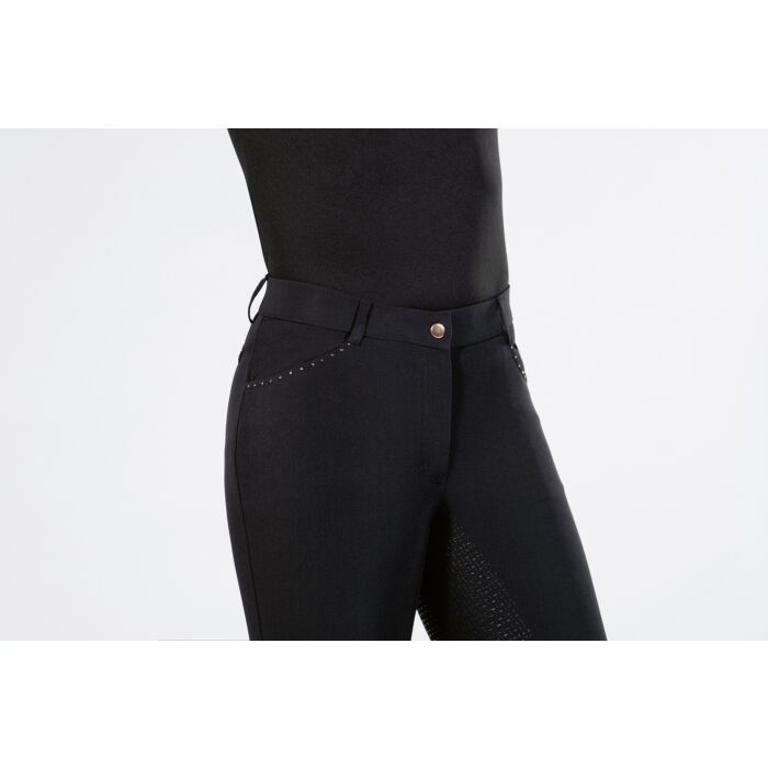 Reithose - Rosegold Glamour - Grip Vollbesatz