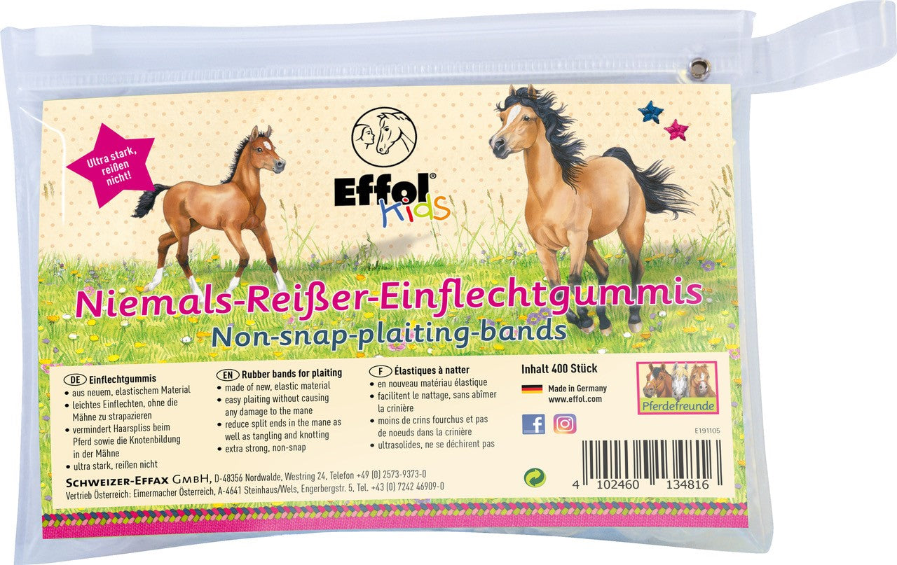 Effol Kids Niemals-Reißer Einflechtgummis