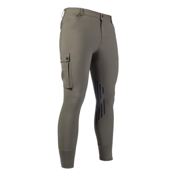 Herren-Reithose -Cargo- Silikon-Kniebesatz