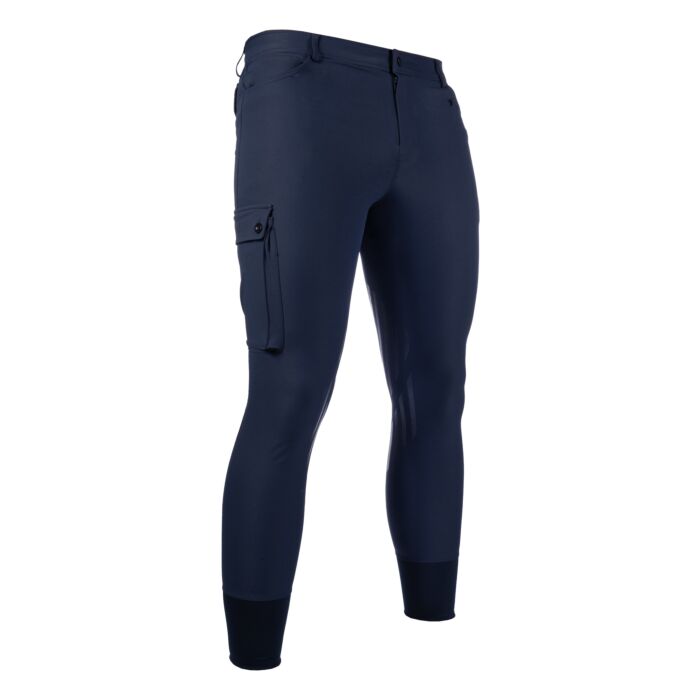 Herren-Reithose -Cargo- Silikon-Kniebesatz