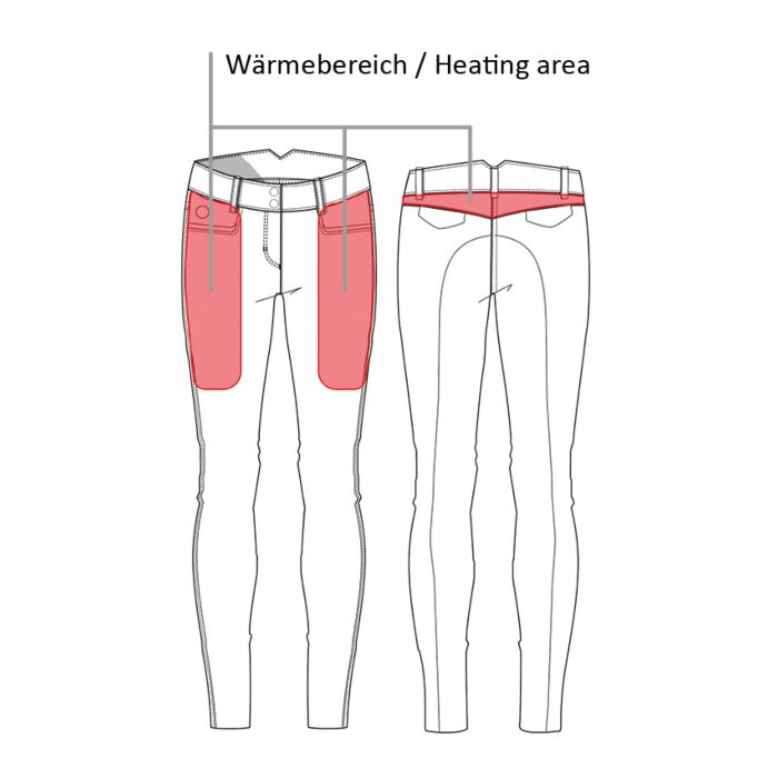 Heizreithose -Keep Warm- Style Silikon-Vollbesatz