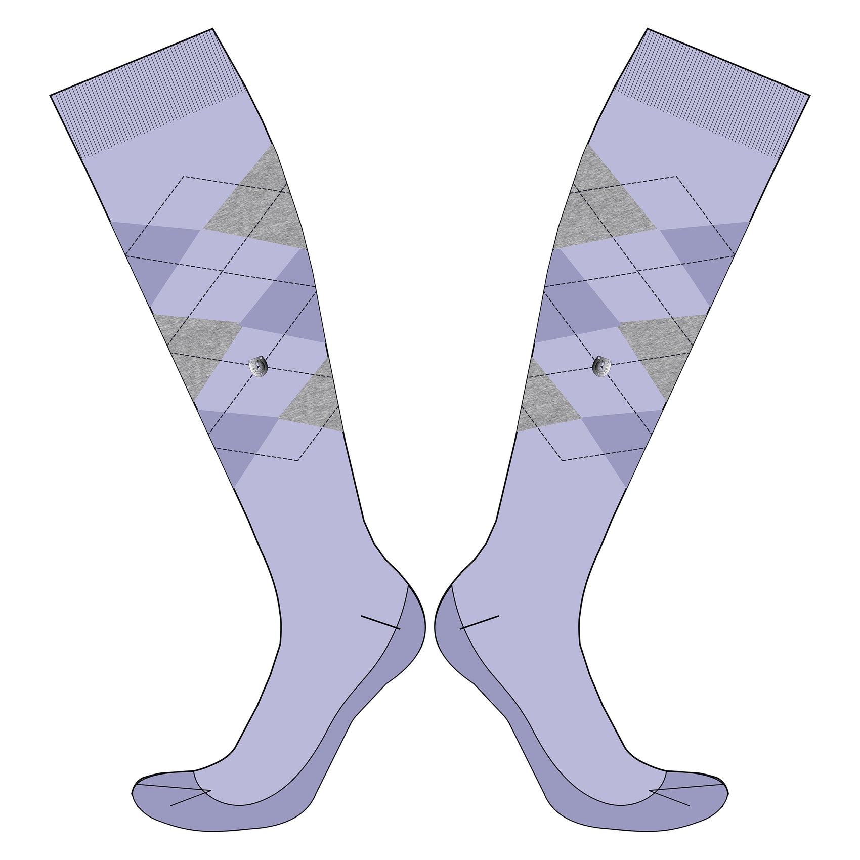 Socken IRHQueen of Diamonds