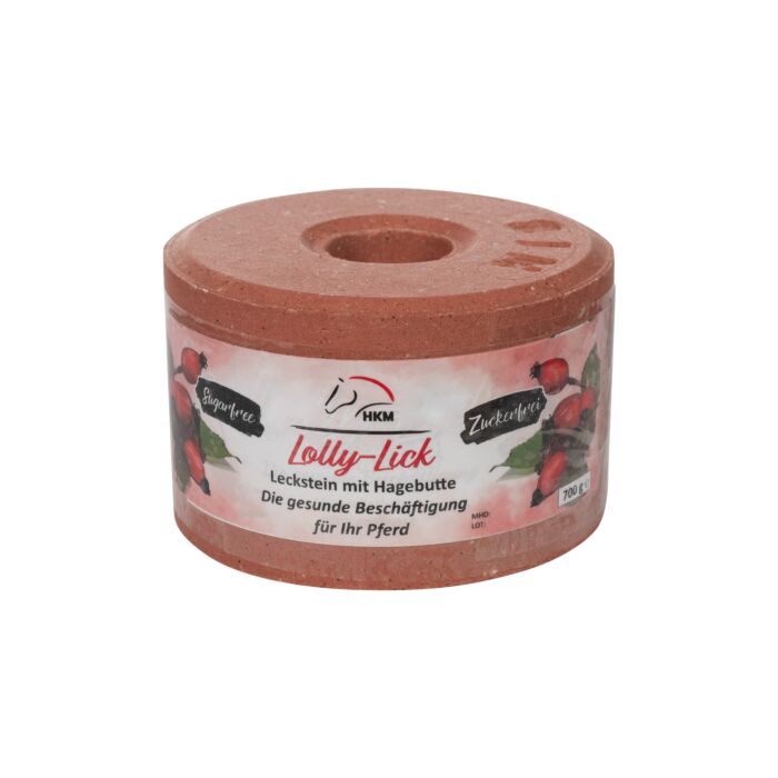 Leckstein Lolly Hagebutte