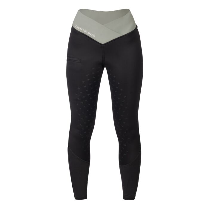 Reitleggings -Limone- Silikon-Vollbesatz