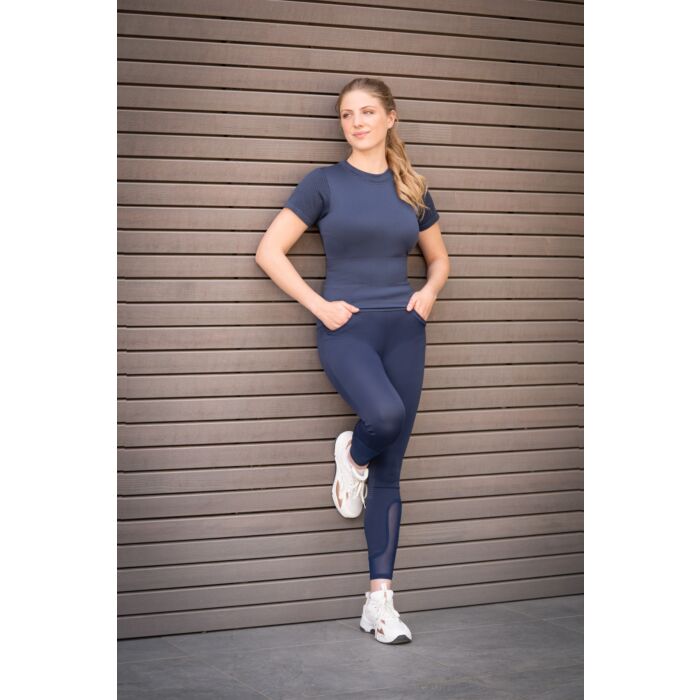 Reitleggings -Mesh II- Silikon-Vollbesatz