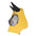 Fliegenschutzmaske -Limone-