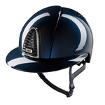 KEP Cromo 2.0 Shine Blau - CHROME Rahmen - Raw Blau Gitter, Untergitter und KEP Logo - Shine Blau Polo Visier