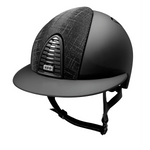 KEP Cromo 2.0 Matt Schwarz - Raw Schwarz Rahmen, Gitter, Untergitter und KEP Logo - Matt Schwarz Polo Visier - Vorderteil Einsatz GALASSIA Schwarz