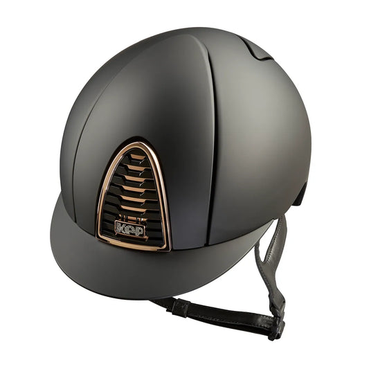 KEP Cromo 2.0 Matt Schwarz - MIRROR ROSE GOLD Rahmen, Untergitter und KEP Logo - Raw Gitter - KEP LOGO SUEDE mit Glitzersteinen