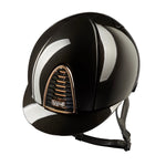 KEP Cromo 2.0 Shine Schwarz - CHROME ROSE GOLD Rahmen, Untergitter und KEP Logo - Raw Gitter - KEP LOGO SUEDE mit Glitzersteinen