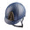 KEP Cromo 2.0 Matt Blau - CHROME Silber Rahmen, Untergitter und KEP Logo - Raw Gitter - KEP LOGO SUEDE mit Glitzersteinen
