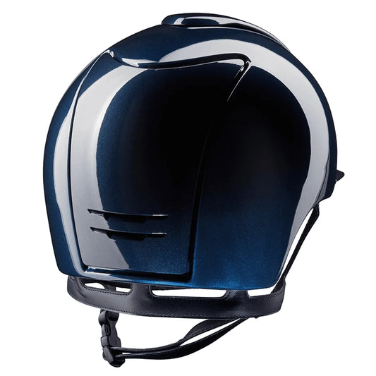 KEP Cromo 2.0 Shine Blau - CHROME ROSE GOLD Rahmen, Untergitter und KEP Logo - Raw Gitter - KEP LOGO SUEDE mit Glitzersteinen - Shine Blau standard Visier