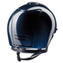 KEP Cromo 2.0 Shine Blau - CHROME Silber Rahmen, Untergitter und KEP Logo - Raw Gitter - KEP LOGO SUEDE mit Glitzersteinen - Shine Blau standard Visier