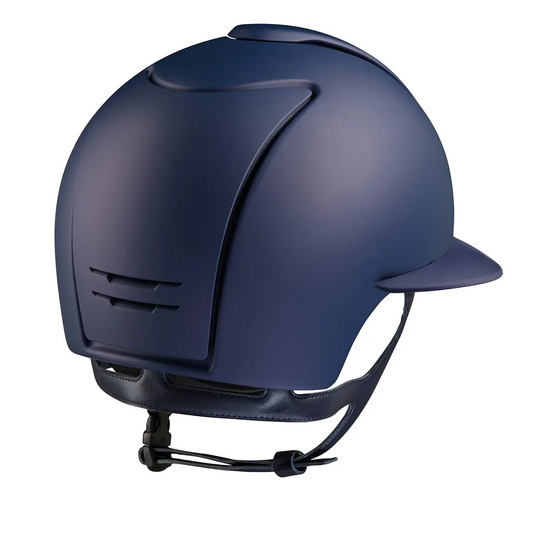 KEP Cromo 2.0 Matt Blau - Raw Blau Rahmen, Gitter, Untergitter und KEP Logo - Matt Blau Visier - Vorderteil Einsatz GALASSIA Pink