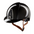 KEP Cromo 2.0 Shine Schwarz - CHROME Rahmen - Raw Schwarz Gitter, Untergitter und KEP Logo - Shine Schwarz Visier - Ecoleder Beige Beriemung