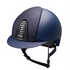 KEP Cromo 2.0 Matt Blau - Raw Blau Rahmen, Gitter, Untergitter und KEP Logo - Matt Blau Visier - Vorderteil Einsatz Glitzer Blau