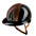 KEP Cromo 2.0 Glänzend Metal Schwarz - CHROME Rahmen, Untergitter und KEP Logo - Glänzend Schwarz Gitter - Vorderteil Einsatz "Verona" Beige/CHROME - Polo Visier