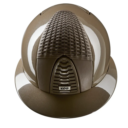 KEP Cromo 2.0 Diamond TAUPE - Diamond TAUPE VENT - Vorderteil Einsatz "ROMA" TAUPE - TAUPE Beriemung - Polo Visier