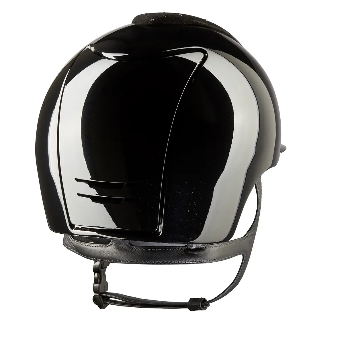 KEP Cromo 2.0 Glänzend Schwarz - CHROME Rahmen und Untergitter - Glänzend Schwarz Gitter - Raw Schwarz KEP Logo - standard Visier - Vorderteil Einsatz DROP Schwarz