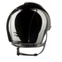 KEP Cromo 2.0 Glänzend Schwarz - CHROME Rahmen und Untergitter - Glänzend Schwarz Gitter - Raw Schwarz KEP Logo - standard Visier - Vorderteil Einsatz DROP Schwarz