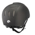 Schale Schwarz Crown IN Carbon mit Jockey Visier und STAINLESS STEEL Verschluss - standard Beriemung - Piping