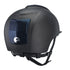 Schale Schwarz Crown Carbon mit Metal Blau Visier,Oberteil, Vorderteil & Hinterteil Einsatz - (3 COP.)