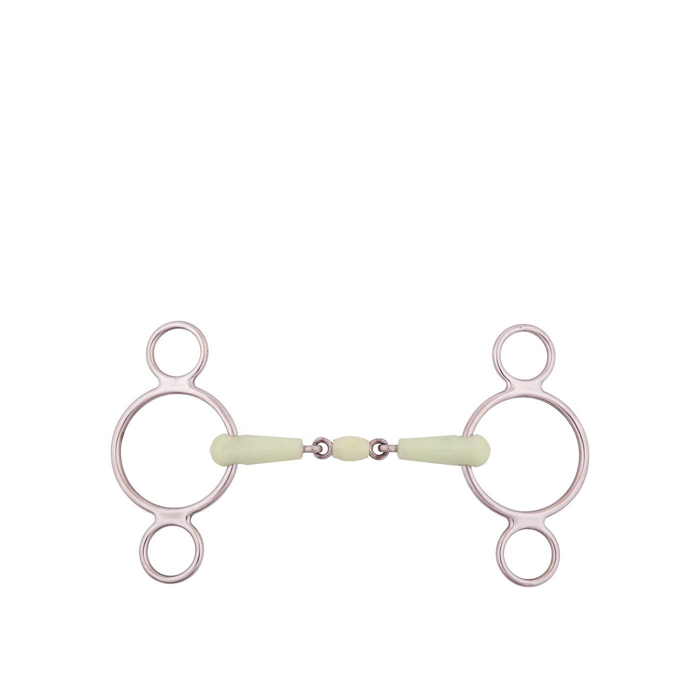 BR doppelt gebrochene 3-Ringtrense Apple Mouth 18 mm