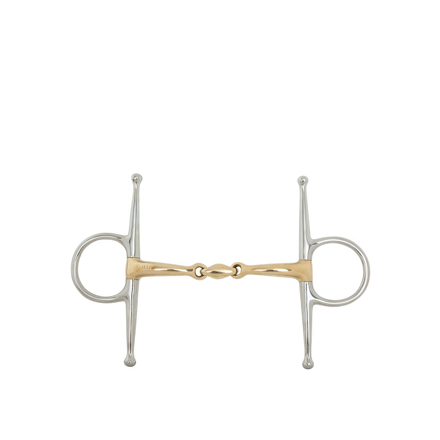 BR Knebeltrense doppelt gebrochen Soft Contact 14 mm Shanks 165 mm