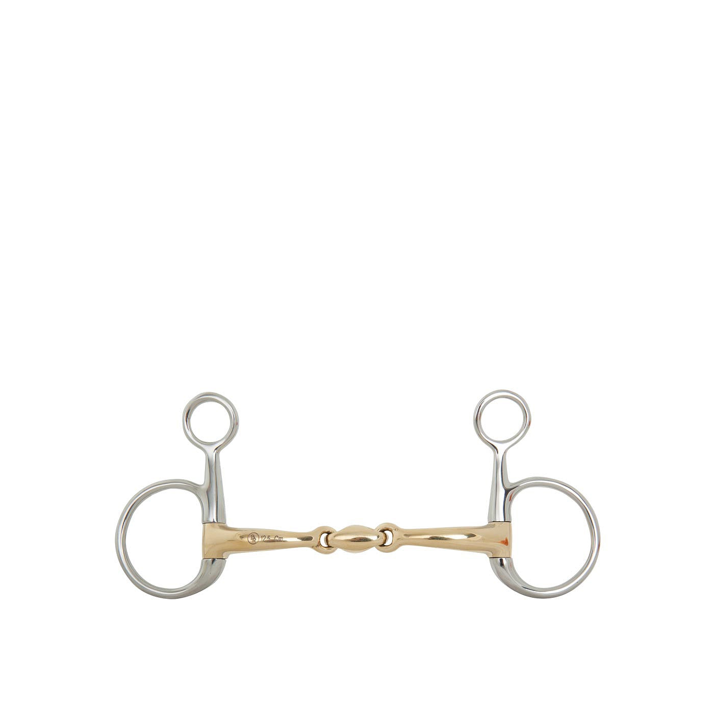 BR Baucher-Trense doppelt gebrochen Soft Contact 12 mm Cheeks  110 mm