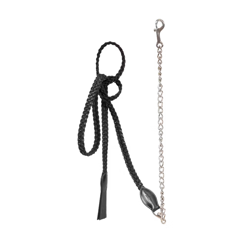 Geflochtener Führstrick mit Kette