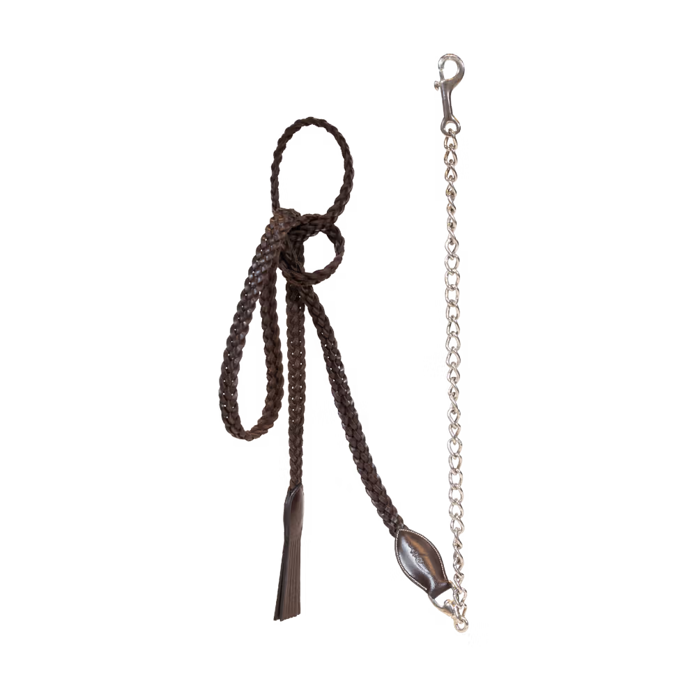 Geflochtener Führstrick mit Kette
