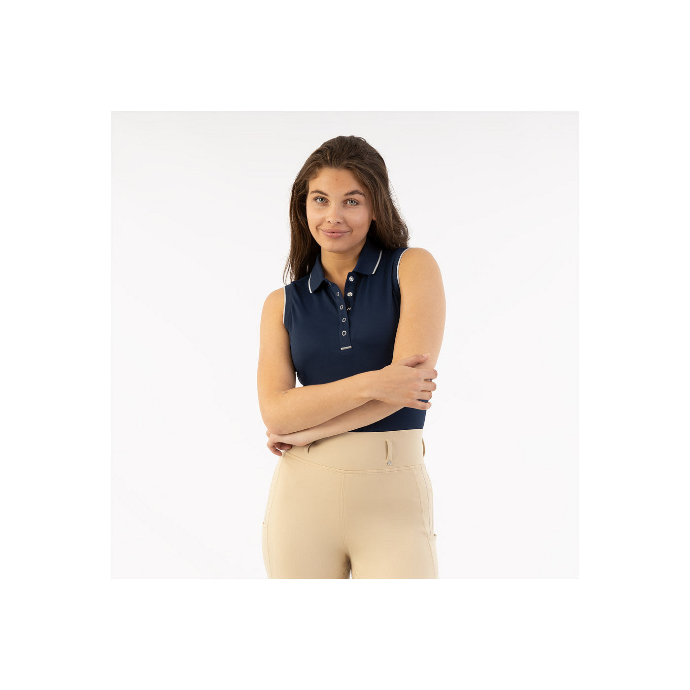 BR Aermelloses Poloshirt Kiki Damen