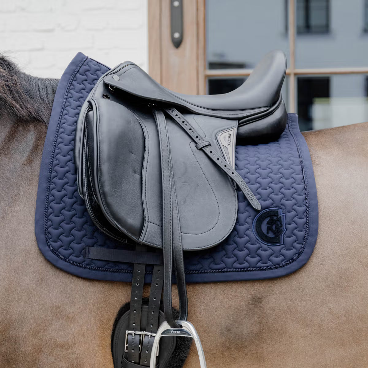 Schabracke Dressur Plaited 3D Logo