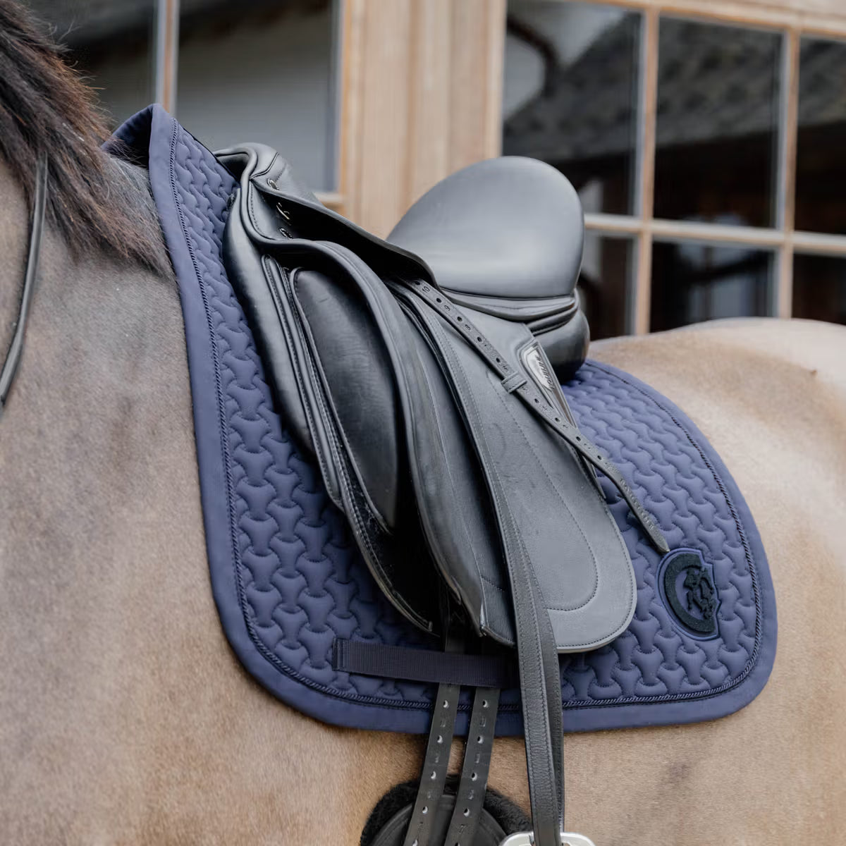 Schabracke Dressur Plaited 3D Logo