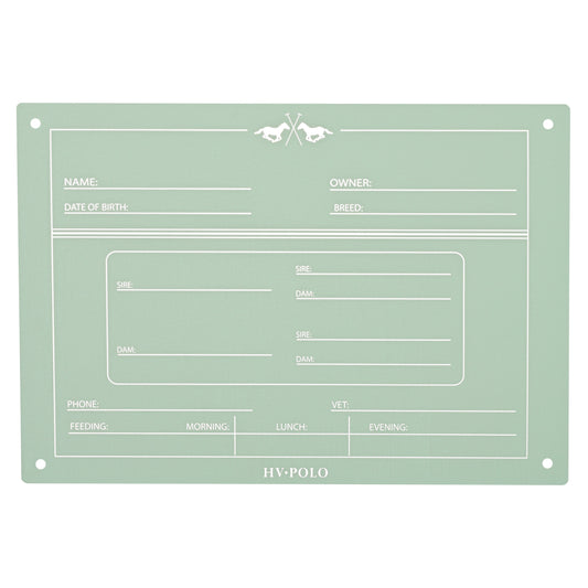 Boxenschild English HVPPolo