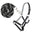 Halfterset mit Karabiner - Crystal - weich unterlegt