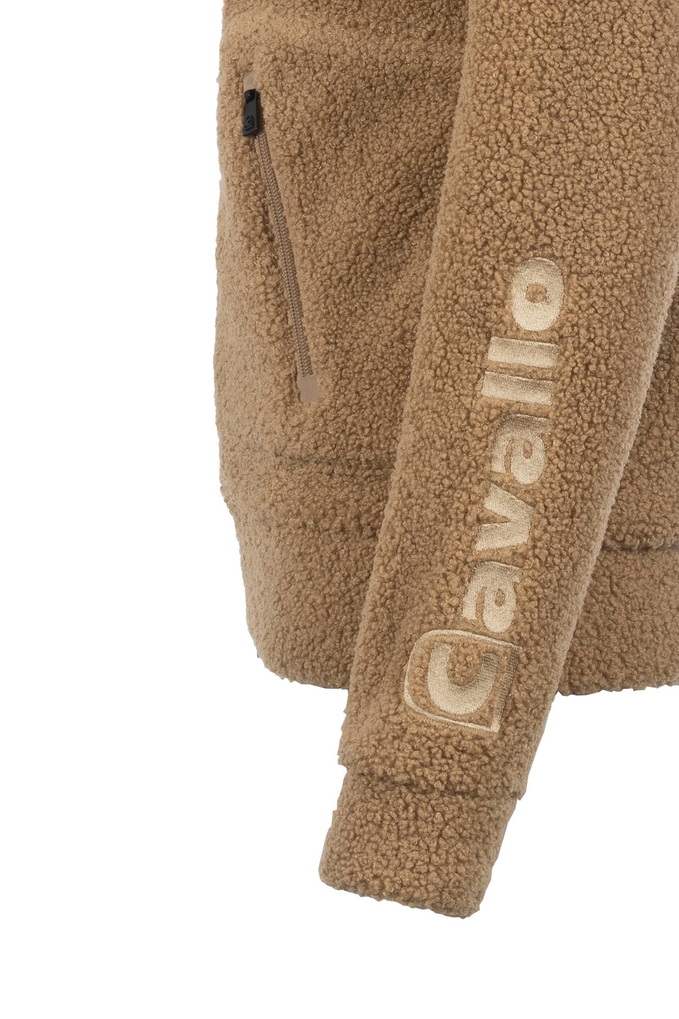 Teddyfleece-Blouson CAVALROSIE Warmer Teddyfleece-Blouson, Webpelz, Stehkragen