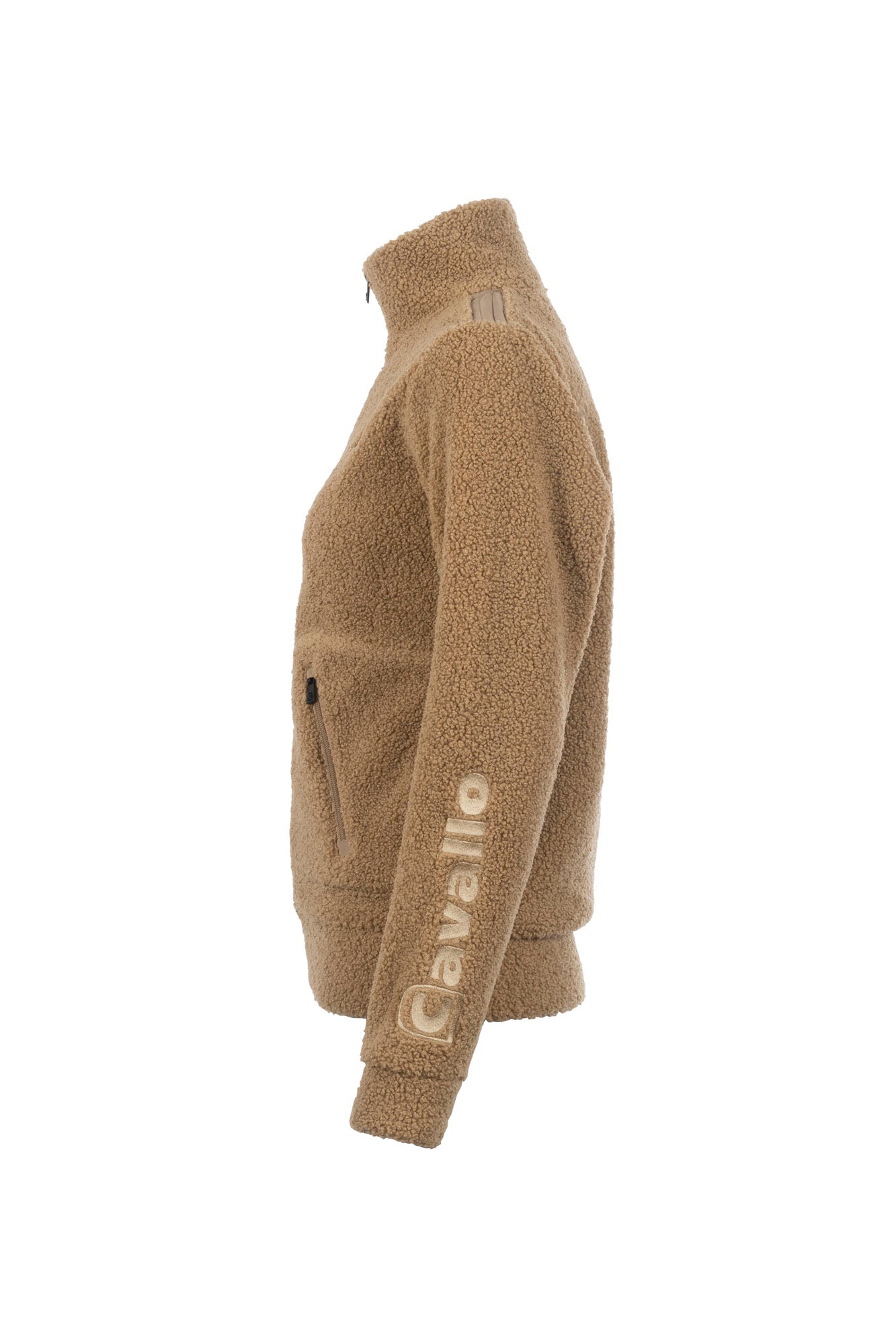 Teddyfleece-Blouson CAVALROSIE Warmer Teddyfleece-Blouson, Webpelz, Stehkragen