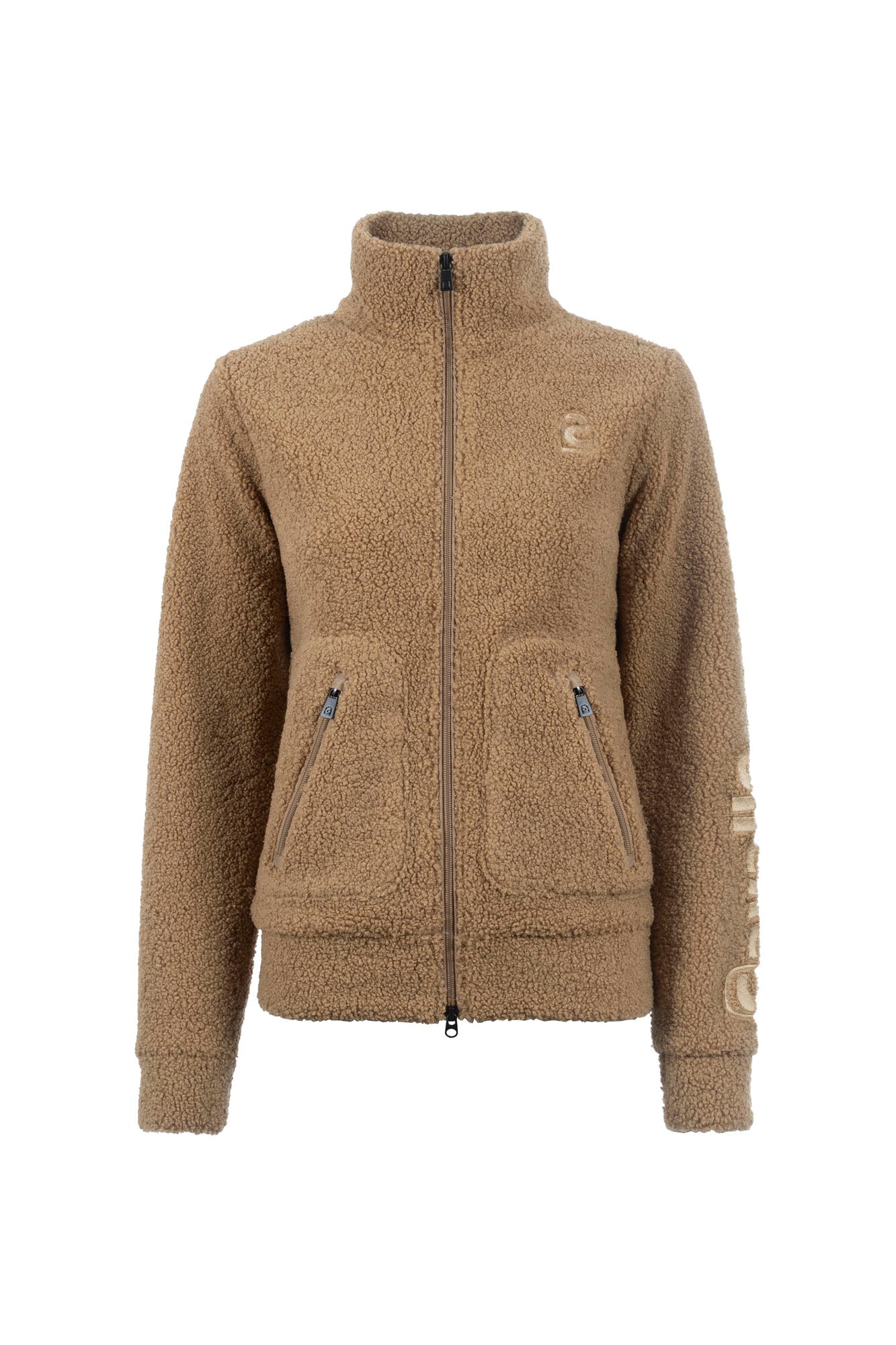 Teddyfleece-Blouson CAVALROSIE Warmer Teddyfleece-Blouson, Webpelz, Stehkragen