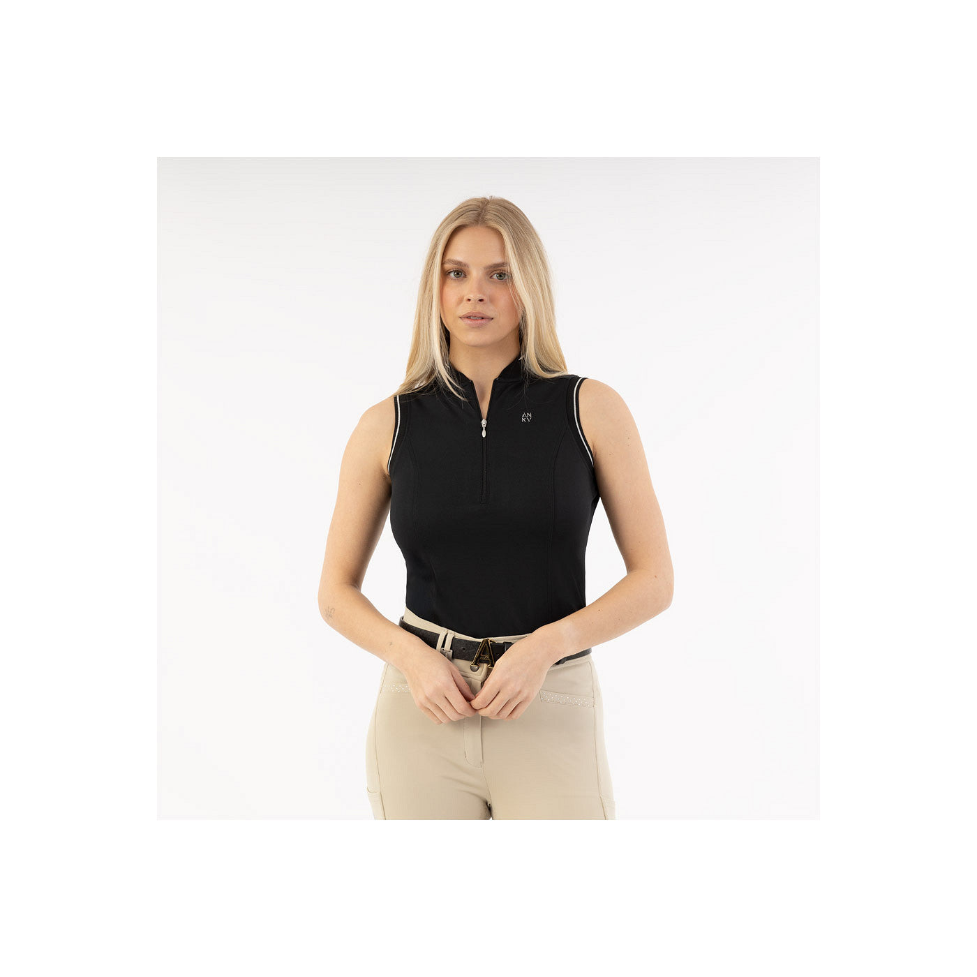 ANKY® Sleeveless Polo Shirt